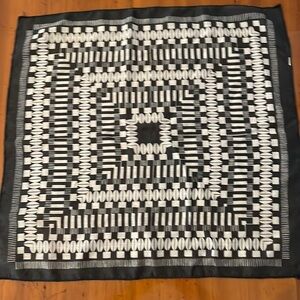 Abstraction style scarf, size 21 inches long 20 inches wide